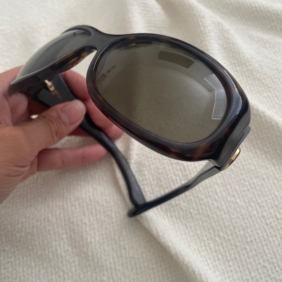 GUCCI GG2966/S 08670 62mm Brown Havana Butterfly Oversized Sunglasses Italy - Picture 5 of 7